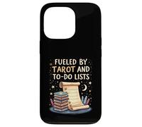 Fueled by Tarot and To-Do Lists Witchy Planner Coque pour iPhone 13 Pro