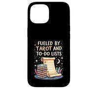 Fueled by Tarot and To-Do Lists Witchy Planner Coque pour iPhone 15
