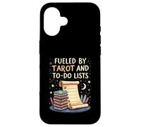 Fueled by Tarot and To-Do Lists Witchy Planner Coque pour iPhone 16