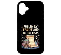 Fueled by Tarot and To-Do Lists Witchy Planner Coque pour iPhone 16 Plus