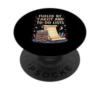 Fueled by Tarot and To-Do Lists Witchy Planner PopSockets PopGrip Adhésif