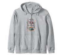 Fueled by Tea and Tiny Victories: Cozy Calm Life Sweat à Capuche