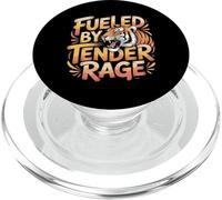Fueled by Tender Rage Expression d'émotion Sarcastique - PopSockets PopGrip pour MagSafe