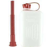 FuelFriend®-BIG CLEAR max. 2,0 litres + bec flexible - jerrycan avec homologation UN - parfait pour les motos, les voitures et plus encore