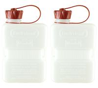 FuelFriend®-PLUS CLEAR - jerrycan 1,0 litre - 2 articles - parfait pour les motos, les voitures et plus encore