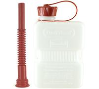 FuelFriend®-PLUS CLEAR - jerrycan 1,0 litre + bec flexible - parfait pour les motos, les voitures et plus encore