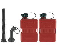 FuelFriend®-PLUS - jerrycan 1,0 litre - 2 articles + kit de tuyaux de sortie - parfait pour les motos, les voitures et plus encore