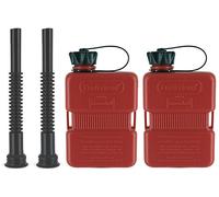 FuelFriend®-PLUS - jerrycan 1,0 litre + bec flexible - 2 articles - parfait pour les motos, les voitures et plus encore