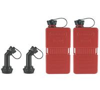 FuelFriend®-PLUS - jerrycan 1,5 litres + bec verrouillable - 2 articles - parfait pour les motos, les voitures et plus encore