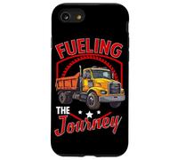 Fueling The Journey Funny Pun Truck Driver Camion à benne basculante Coque pour iPhone SE (2020) / 7 / 8