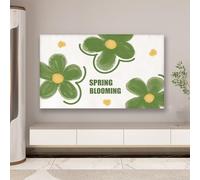 FUELIX 32-85 Pouces Couverture TV Anti-Poussière Couverture De Protection De L'écran De Télévision, Chambre À Coucher Intérieure Décoration du Salon Couverture De Poussière C3,69-75in