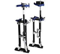 FUELIX Échasse en Alliage D'aluminium, Échasses pour Peintre Hauteur Réglable, Echasse Plaquiste, Kit Plaquiste Outils Plaquiste pour Cloison Sèche Échasses Professionnelles Travail 46-76cm