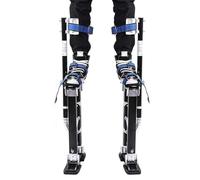 FUELIX Echasse Plaquiste, Échasses Réglables en Aluminium, Échasses pour Peintre Kit Plaquiste pour Intérieure Et Extérieure L'installation Et L'entretien Et d'autres Opérations 61-102cm