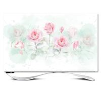 FUELIX Housse De Protection Murale Légère Et Douce pour TV, Housse Anti-Poussière pour TV LCD LED D'intérieur, Housse Universelle De 32-80 Pouces pour TV D'intérieur, Housses Décoratives A15,32inch