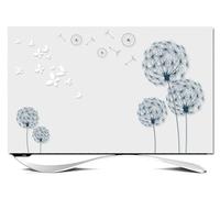 FUELIX Housse De Protection Murale Légère Et Douce pour TV, Housse Anti-Poussière pour TV LCD LED D'intérieur, Housse Universelle De 32-80 Pouces pour TV D'intérieur, Housses Décoratives A1,65inch