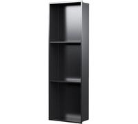 FUELIX Niche Salle De Bain A Encastrer Niche De Douche en Acier Inoxydable, Étagère De Salle De Bain Encastrée Aucun Carrelage Nécessaire, Douche en Niche Murale pour Salon C,900 * 280 * 125mm