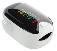 FUELIX Oxymètre De Pouls À La Maison Oxymètre De Pouls Au Doigt pour Enfants Adultes Vieil Homme, Mesure Saturation en Oxygène & Fréquence Cardiaque, Moniteur Oxygène Sanguin Portable B