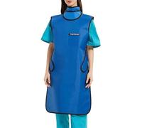 FUELIX Tablier De Protection Contre Les Rayons X avec Protection Thyroïdienne Léger Blindage en Plomb Vêtement De Protection pour Dentistes Gilet De Protection Équivalent 0.35mmpb,60 * 100cm