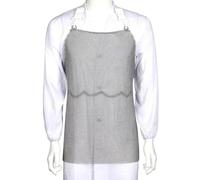 FUELIX Tablier Tablier Résistant Aux Coupures De Sécurité De Boucher, Tablier en Métal en Acier Inoxydable 316, Tablier De Protection De Travail Sûr, Adapté À La Transformation De La Viande 55 * 60cm
