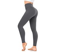 FuelMeFoot Legging de sport pour femme, taille haute, opaque, avec contrôle du ventre, coupe ajustée, confortable, élastique et doux.