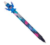 FÜNDIG Stylos effaçables - Stitch - Stitch avec bouche ouverte - Sans usure de la feuille - Encre sensible à la température - Boule à l'extrémité pour enlever l'encre - Stylo roller effaçable