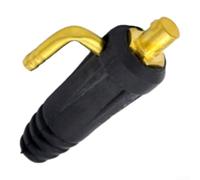 für tig Câble de soudage Connecteur 3/8"-24 pour série 9/17 Laiton massif pour connecteur TIG 35-70A Prise de câble pour brûleur TIG Connecteur de câble avec 18" pour tuyau argon Conducteur en cuivre