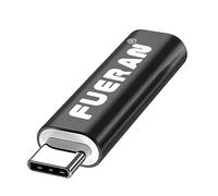 FUERAN Adaptateur d'affichage virtuel 4K 60Hz USB-C Type-C Prise factice DDC EDID Émulateur d'affichage fantôme sans tête 2K1080P @ 60Hz (Noir)