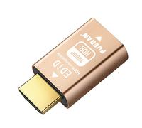 FUERAN Adaptateur Émulateur EDID (4ème Génération), Compatible HDMI avec Commutateurs/Extendeurs Thunderbolt Mac vers HDMI/Récepteurs AV/Décodeurs Vidéo (1920x1080-HDR)