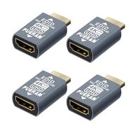 FUERAN Adaptateur émulateur HDMI EDID, 1920 x 1080 @ 60 Hz, Plug & Play, compatible avec Mac, Thunderbolt to HDMI, commutateurs, récepteurs AV, extendeurs (4K (par défaut 3840X2160@60Hz) 4P)