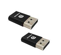 Fueran DP - écran DisplayPort émulateur EDID émulateur Plug (Ajustement sans tête 2560 x 1600 @ 60HZ) -2pack
