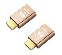 FUERAN Émulateur Hdmi Edid 3ème génération-Adaptateur émulateur éliminé-Fonctionne avec Mac Thunderbolt vers HDMI, commutateurs, Extensions, récepteur AV/répartiteurs vidéo 4K-3840 x 2160@60-Lot de 2