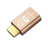 FUERAN Émulateur HDMI Pass-Through EDID pour une utilisation avec répartiteurs vidéo, commutateurs et rallonges (sans tête) 1024 x 768 @ 60 Hz