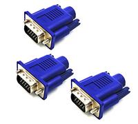 FUERAN Lot de 3 Prises factices VGA, fantôme sans tête, émulateur d'affichage, Compatible avec Headless-1920 x 1080 @ 60 Hz