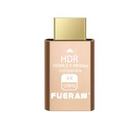FUERAN Prise factice HDMI 2.1 4K120Hz HDR émulateur d'écran virtuel, adaptateur sans tête, adaptateur d'affichage HDMI, prend en charge 3840x2160@120Hz, 1440P@120Hz, 1080P@120Hz (HDMI2.1-4K-HDR-1P)