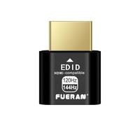 FUERAN Prise factice HDMI 2K 4K 8K - Émulateur d'affichage virtuel sans tête - 3840 x 2160 @ 60 Hz 1080 @ 120HDR - Émulateur DVI EDID (2K-120Hz-144Hz)