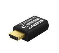 FUERAN Prise factice HDMI - Émulateur d'affichage virtuel à résolution spéciale pour PC, casques VR et extraction de crypto-monnaie EDID sans tête Ghost Display Adapter edid (1920 x 1080 @ 120-240 Hz)