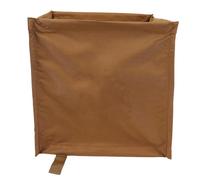 Fuerdich Poubelle et Poubelle de Recyclage combinées pour Les Voyages, capacité de 33 l, Panier de Rangement Pliable en Tissu Oxford, Cuisine de Camping pour Pique-Nique, Camping, Barbecue (Khaki)