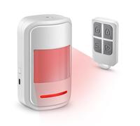 Fuers Détecteur de Mouvement PIR Alarme Maison sans Fil 2 Modèles Sonnette Détecteur de Passage avec Télécommande 100 DB Système de Sécurité avec Sirene pour Magasin, Maison, Bureau, Garage