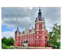 Fürst-Pückler-Park und Schloss - Bad Muskau (Wandkalender 2026 DIN A4 quer), CALVENDO Monatskalender: Schloss Bad Muskau: Barocke Pracht, Parkkunst