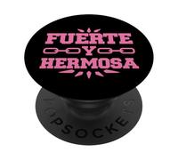 Fuerte Y Hermosa | Gym Time Motivation Fitness Inspirational PopSockets PopGrip Adhésif