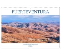 Fuerteventura, die ungezähmte Kanareninsel (Wandkalender 2026 DIN A3 quer), CALVENDO Monatskalender: Starke Winde, endlose Strände, hohen Wellen und ... Vulkanlandschaften: Fuerteventura verzaubert.