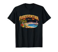 Fuerteventura Espagne Vintage Îles Canaries Voyage T-Shirt Graphique avec Valeur