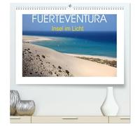 Fuerteventura - Insel im Licht (hochwertiger Premium Wandkalender 2026 DIN A2 quer), Kunstdruck in Hochglanz: Weite Sandstrände, Wasser, Wellen, wilde Bergwelten und warme Temperaturen das ganze Jahr.