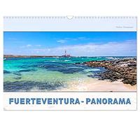 FUERTEVENTURA-PANORAMA (Wandkalender 2026 DIN A3 quer), CALVENDO Monatskalender: Endlose Strände, schroffe Berghänge, Urlaub pur