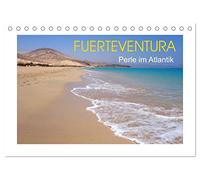 Fuerteventura - Perle im Atlantik (Tischkalender 2026 DIN A5 quer), CALVENDO Monatskalender: Diese Insel hat ihren wilden Charme weitgehend erhalten, der auf 12 Fotos wunderschön dargestellt wird.