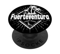 Fuerteventura Surfer Iles Canaries Souvenir Vintage PopSockets PopGrip Adhésif