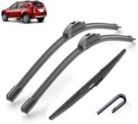 Fufizu Balais D'essuie Glace Pare Brise De Voiture pour Dacia Renault Duster MK1 2014-2017 20in+20in+14in, Remplacement des Balais D'essuie Glace
