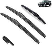 Fufizu Balais D'essuie Glace Pare Brise De Voiture pour Mitsubishi Pajero 4 Montero Shogun 2007-2020 22in+20in+14in, Remplacement des Balais D'essuie Glace