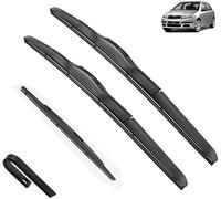 Fufizu Balais D'essuie Glace Pare Brise De Voiture pour Skoda Fabia MK1 6Y 1999-2007 21in+19in+10in, Remplacement des Balais D'essuie Glace