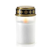 FUFRE Bougie de Cimetière Étanche Lanterne Funéraire Led Solaire, Lanterne Funéraire pour Tombe Lanterne Funéraire Led pour Le Rituel de Cimetière (Type B)